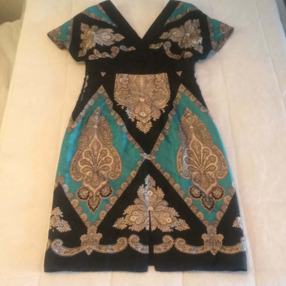 Phoebe Couture sexy silk short-sleeved dress 6 - Picture 5 of 5